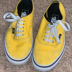 Yellow Vans